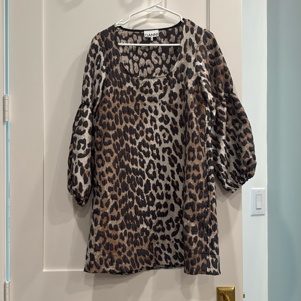 Puff Sleeve Ganni Dress